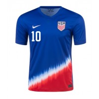 United States Christian Pulisic #10 Replica Away Shirt Copa America 2024 Short Sleeve